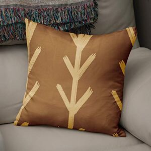 Bonamaison Decorative Cushion Cover Brown Tones, Throw Pillow Covers, Home Decorative Pillowcases for Livingroom, Sofa, Bedroom, Size:50x50 Cm Designed and Manufactured in Turkey Bonamaison Decorative Cushion Cover Brown Tones, Throw Pillow Covers, Home Decorative Pillowcases for Livingroom, Sofa, Bedroom, Size:50x50 Cm Designed and Manufactured in Turkey