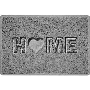 Nicoman LOVE at HOME Doormat 60x40cm Quiet Gray|Heavy Duty Non-Slip|Indoor/Outdoor|Barrier Dirt-Trapper Floor Mat|Home Patio Garden Conservatory Door Mat |Home Heart Nicoman LOVE at HOME Doormat 60x40cm Quiet Gray|Heavy Duty Non-Slip|Indoor/Outdoor|Barrier Dirt-Trapper Floor Mat|Home Patio Garden Conservatory Door Mat |Home Heart