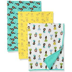 Amazon Essentials Disney Marvel Star Wars Princess Unisex Babies' Swaddle Blankets, Pack of 3, 3-pack Princess Wish, One Size Amazon Essentials Disney Marvel Star Wars Princess Unisex Babies' Swaddle Blankets, Pack of 3, 3-pack Princess Wish, One Size