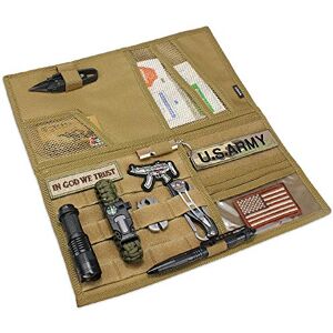 WYNEX Truck Visor Panel Organizer for Pickup F150, Large Molle Visor Panel Vehicle Tactical Sun Visor Holder Car Sunshade Storage Pouch with 3 Hoop & Loop Straps Molle Webbing for Ram Tundra (13.87") WYNEX Truck Visor Panel Organizer for Pickup F150, Large Molle Visor Panel Vehicle Tactical Sun Visor Holder Car Sunshade Storage Pouch with 3 Hoop & Loop Straps Molle Webbing for Ram Tundra (13.87")