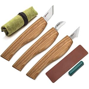 BeaverCraft Wood Carving Knife Kit for Beginners S55 Whittling Knife Set Includes Detail Chip Carving Knives and Leather Strop Whittling Tools Hobbies for Men BeaverCraft Wood Carving Knife Kit for Beginners S55 Whittling Knife Set Includes Detail Chip Carving Knives and Leather Strop Whittling Tools Hobbies for Men