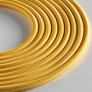 KLARTEXT – Light Round Textile Cable for Lighting, 3 x 0.75 mm, Yellow, 5 m. Warning: Earth Cable Included! Maximum Anti-Shock Safety! KLARTEXT – Light Round Textile Cable for Lighting, 3 x 0.75 mm, Yellow, 5 m. Warning: Earth Cable Included! Maximum Anti-Shock Safety!