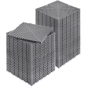 VEVOR Modular Interlocking Cushion, 55 Pack 30 x 30 cm Splicing Drainage Mats, Soft PVC Interlocking Drainage Floor Tiles, Non-Slip Drainage Holes for Restroom, Bathroom, Kitchen, Pool, Wet Area, Gray VEVOR Modular Interlocking Cushion, 55 Pack 30 x 30 cm Splicing Drainage Mats, Soft PVC Interlocking Drainage Floor Tiles, Non-Slip Drainage Holes for Restroom, Bathroom, Kitchen, Pool, Wet Area, Gray