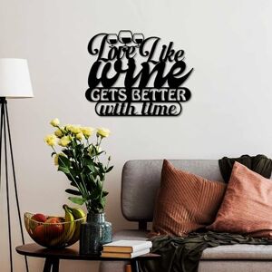 Hanah Home Stylish Black Decorative Metal Wall Accessory, 50 x 40 cm, 100% Metal, 1.5 mm Thickness, Lightweight (0.89 kg), Perfect for Modern Home Decor Hanah Home Stylish Black Decorative Metal Wall Accessory, 50 x 40 cm, 100% Metal, 1.5 mm Thickness, Lightweight (0.89 kg), Perfect for Modern Home Decor