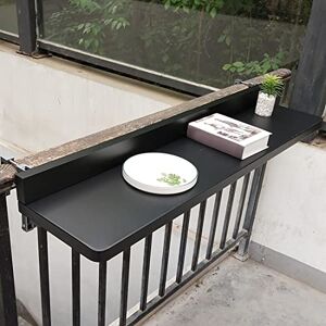 Lajuqnq Balcony Table Hanging,Balcony Bar Table For Railings, Outdoor Folding Side Table,Balcony Folding Hanging Railing Table,Balcony Railing Hanging Table Folding Balcony Deck Table, For Substitutability Lajuqnq Balcony Table Hanging,Balcony Bar Table For Railings, Outdoor Folding Side Table,Balcony Folding Hanging Railing Table,Balcony Railing Hanging Table Folding Balcony Deck Table, For Substitutability