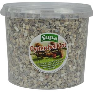 Supa Poultry Oyster Shell Grit Tub, 3 KG, An Excellent Source Of Calcium, This Soluble Oyster Grit Promotes Egg Shell Quality And General Well Being Supa Poultry Oyster Shell Grit Tub, 3 KG, An Excellent Source Of Calcium, This Soluble Oyster Grit Promotes Egg Shell Quality And General Well Being