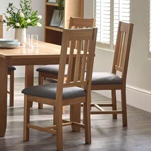 Julian Bowen Set of 2 Mallory Dining Chairs, Brown, 105 x 47 x 52 Julian Bowen Set of 2 Mallory Dining Chairs, Brown, 105 x 47 x 52