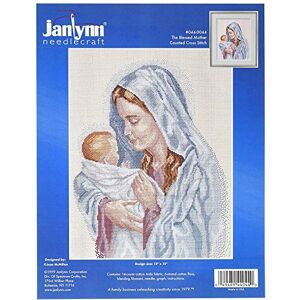 Janlynn The Blessed Mother Counted Cross Stitch Kit, Cotton, Multicolored, by The Yard Janlynn The Blessed Mother Counted Cross Stitch Kit, Cotton, Multicolored, by The Yard