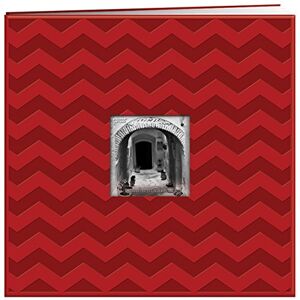 Pioneer MB10EMB-64326 Embossed Post Bound Scrapbook Album 12 in. x 12 in. -Red Chevron, Pioneer MB10EMB-64326 Embossed Post Bound Scrapbook Album 12 in. x 12 in. -Red Chevron,