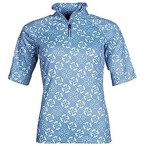 HKM Women's Minimal T-Shirt, 6012 Smoke Blue/White, XS HKM Women's Minimal T-Shirt, 6012 Smoke Blue/White, XS