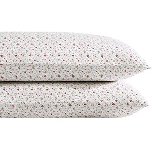 Laura Ashley Home Sateen Collection 2pc Pillowcase Set 100% Cotton, Silky Smooth & Luminous Sheen, Wrinkle-Resistant Bedding, Evie Laura Ashley Home Sateen Collection 2pc Pillowcase Set 100% Cotton, Silky Smooth & Luminous Sheen, Wrinkle-Resistant Bedding, Evie