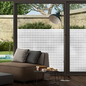 Ambiance Sticker Anti-glare, opaque window film with a square electrostatic window film, 45 x 200 cm, good privacy, opaque window film for an office, home, bathroom, bedroom, kitchen Ambiance Sticker Anti-glare, opaque window film with a square electrostatic window film, 45 x 200 cm, good privacy, opaque window film for an office, home, bathroom, bedroom, kitchen