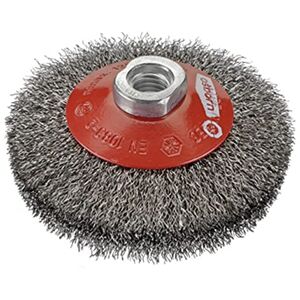 Osborn 0002514161 Cepillo cónico de acero ondulado con tuerca M14 y filamento de Ø 0.30 mm (125x10x25) Osborn 0002514161 Cepillo cónico de acero ondulado con tuerca M14 y filamento de Ø 0.30 mm (125x10x25)