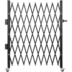 VEVOR Single Folding Security Gate, 74" W x 51.57" H Folding Door Gate, Steel Accordion Security Gate, Flexible Expanding Security Gate, 360° Rolling Barricade Gate, Scissor Gate or Door with Padlock VEVOR Single Folding Security Gate, 74" W x 51.57" H Folding Door Gate, Steel Accordion Security Gate, Flexible Expanding Security Gate, 360° Rolling Barricade Gate, Scissor Gate or Door with Padlock