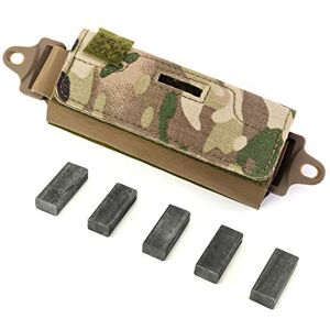 QWORK Helmet Counterbalance Weight Bag, Tactical Helmet Counterweight NVG Pouch for OPS Fast BJ PJ MH Tactical Helmets/Helmet Accessories QWORK Helmet Counterbalance Weight Bag, Tactical Helmet Counterweight NVG Pouch for OPS Fast BJ PJ MH Tactical Helmets/Helmet Accessories
