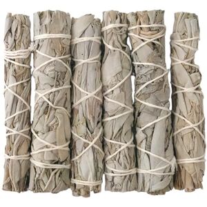 VIE Slimline Smudge Stick (Pack of 6, White Sage) VIE Slimline Smudge Stick (Pack of 6, White Sage)