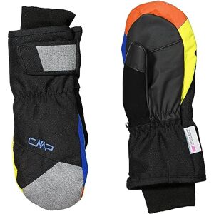 CMP Kids Twill Ski Mitten, Black-Royal-Limeade, 6 CMP Kids Twill Ski Mitten, Black-Royal-Limeade, 6