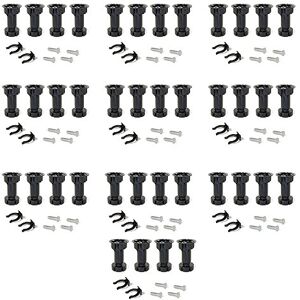 Emuca Adjustable feet for kitchen or bathroom cabinet, set of 4 adjustable legs with assembly accessories, H 150mm, Batch of 10 sets Emuca Adjustable feet for kitchen or bathroom cabinet, set of 4 adjustable legs with assembly accessories, H 150mm, Batch of 10 sets