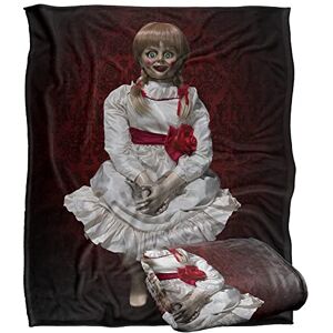 LOGOVISION ANNABELLE 3 Blanket, 152 x 127 cm Doll Poster Silky Touch Super Soft Throw Blanket LOGOVISION ANNABELLE 3 Blanket, 152 x 127 cm Doll Poster Silky Touch Super Soft Throw Blanket
