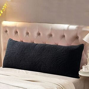 Reafort Ultra Soft Sherpa Body Pillow Cover/Case with Zipper Closure 53cm x 137cm (53 centimeter x 137centimeter Body Pillow Cover, Black) Reafort Ultra Soft Sherpa Body Pillow Cover/Case with Zipper Closure 53cm x 137cm (53 centimeter x 137centimeter Body Pillow Cover, Black)