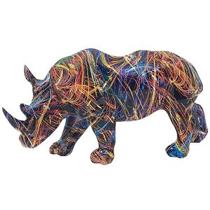 L & P Home & Gifts Lesser & Pavey Supernova Rhino Figurine For Home & Office Home Decor Ornaments Gift For Women & Men Beautiful Figurine For Indoor & Outdoor Living Room Decor Ornaments L & P Home & Gifts Lesser & Pavey Supernova Rhino Figurine For Home & Office Home Decor Ornaments Gift For Women & Men Beautiful Figurine For Indoor & Outdoor Living Room Decor Ornaments