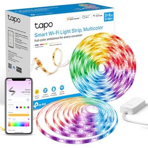 Tapo Smart LED Strip Light, 2x5m, Wi-Fi App Control RGBW Multicolour LED Light Strips, PU Coating, Works with Alexa & Apple HomeKit, Suitable for TV Kitchen DIY LED Lights for Bedroom L930-10 Tapo Smart LED Strip Light, 2x5m, Wi-Fi App Control RGBW Multicolour LED Light Strips, PU Coating, Works with Alexa & Apple HomeKit, Suitable for TV Kitchen DIY LED Lights for Bedroom L930-10