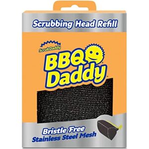 Scrub Daddy BBQ Daddy BBQ Cleaning Brush Replacement Head, Barbeque Grill Cleaner, Wire Bristle Free with FlexTexture, Barbecue Cleaner Brushes, High-Tech Cleaning Accessories for Men Scrub Daddy BBQ Daddy BBQ Cleaning Brush Replacement Head, Barbeque Grill Cleaner, Wire Bristle Free with FlexTexture, Barbecue Cleaner Brushes, High-Tech Cleaning Accessories for Men