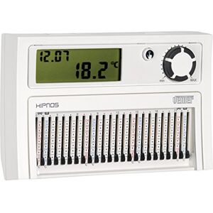 VEMER VE013900 model HIPNOS Daily chronothermostat with trippers and battery supply. Wall-mounting. Color white VEMER VE013900 model HIPNOS Daily chronothermostat with trippers and battery supply. Wall-mounting. Color white