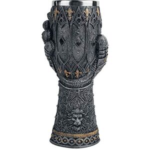 Nemesis Now B2404G6 Lionheart Armoured Glove, Silver, Resin with Stainless Steel Insert Nemesis Now B2404G6 Lionheart Armoured Glove, Silver, Resin with Stainless Steel Insert