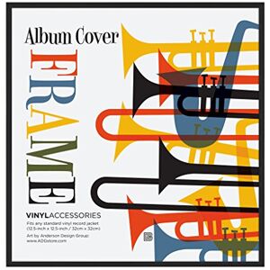 Americanflat Album Frame in Black Aluminium Vinyl Frame with Polished Plexiglass and Sleek Minimalist Design Wall Mounted Vinyl Record Display Frame Hanging Hardware Included 32x32 cm Americanflat Album Frame in Black Aluminium Vinyl Frame with Polished Plexiglass and Sleek Minimalist Design Wall Mounted Vinyl Record Display Frame Hanging Hardware Included 32x32 cm