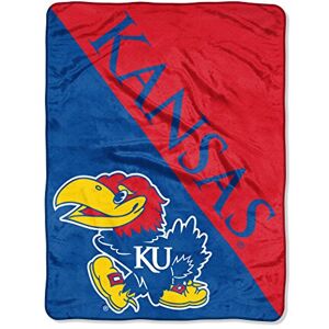 Northwest NCAA Kansas Jayhawks Unisex-Adult Micro Raschel Throw Blanket, 46" x 60", Halftone Northwest NCAA Kansas Jayhawks Unisex-Adult Micro Raschel Throw Blanket, 46" x 60", Halftone