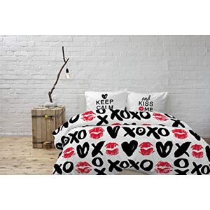 Italian Bed Linen Duvet Cover Set with Digital Print, Shine 08, 2 Places Italian Bed Linen Duvet Cover Set with Digital Print, Shine 08, 2 Places