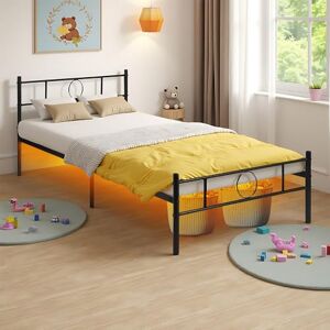 FurnitureR 3ft Single bed metal frame Industrial iron bed,metal bed for teenagers/adults, suitable for bedroom, student dormitory and other multiple scenes, with circle-shaped decoration,Black FurnitureR 3ft Single bed metal frame Industrial iron bed,metal bed for teenagers/adults, suitable for bedroom, student dormitory and other multiple scenes, with circle-shaped decoration,Black