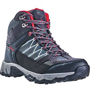 Black Crevice Women's high Trekking Shoes Mountaineering Boot, Black red, 4.5 UK Black Crevice Women's high Trekking Shoes Mountaineering Boot, Black red, 4.5 UK