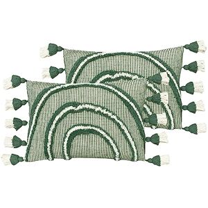 furn. Rainbow Tuft Polyester Filled Cushions Twin Pack furn. Rainbow Tuft Polyester Filled Cushions Twin Pack