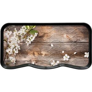 Nicoman Boot Tray Shoe Organiser Non Slip Washable Multipurpose Container Floor Carpet Protection for Indoor Outdoor (Wooden Flowers, Pack of 2) Nicoman Boot Tray Shoe Organiser Non Slip Washable Multipurpose Container Floor Carpet Protection for Indoor Outdoor (Wooden Flowers, Pack of 2)