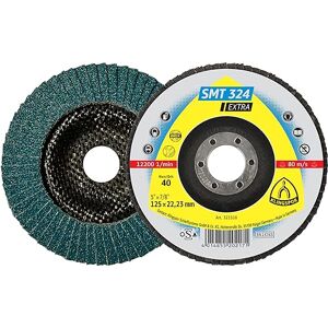Klingspor Serrated Washer/Abrasive Mop Discs SMT 324, CS 455 x 115 x 22,23 MM, Set of 10, 80–Grain, Curved 321513 Klingspor Serrated Washer/Abrasive Mop Discs SMT 324, CS 455 x 115 x 22,23 MM, Set of 10, 80–Grain, Curved 321513