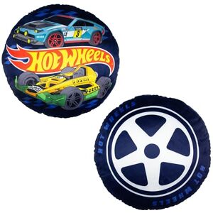 Character World Hot Wheels Officially Licensed Shaped Round Cushion Race Car Wheel Motorway Design Stuffed Plush Shaped Round Pillow Perfect For Bedroom Or Gaming Décor 40x40 cm Character World Hot Wheels Officially Licensed Shaped Round Cushion Race Car Wheel Motorway Design Stuffed Plush Shaped Round Pillow Perfect For Bedroom Or Gaming Décor 40x40 cm