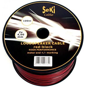 SeKi Speaker Cable Red/Black 2 x 4.00 mm² 100 m Spool SeKi Speaker Cable Red/Black 2 x 4.00 mm² 100 m Spool