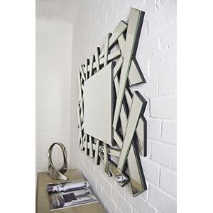 MirrorOutlet Milton Manor Modern Multi Piece Venetian Mirror 2Ft8 X 4Ft 81cm X 120cm, Frameless MirrorOutlet Milton Manor Modern Multi Piece Venetian Mirror 2Ft8 X 4Ft 81cm X 120cm, Frameless