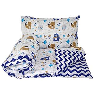 Baby's Comfort Reversible 2pcs Baby Bedding Set Duvet/Quilt Cover + Pillowcase (120x90cm for cots and cotbeds, 3 Beige Chevron/Cream) Baby's Comfort Reversible 2pcs Baby Bedding Set Duvet/Quilt Cover + Pillowcase (120x90cm for cots and cotbeds, 3 Beige Chevron/Cream)