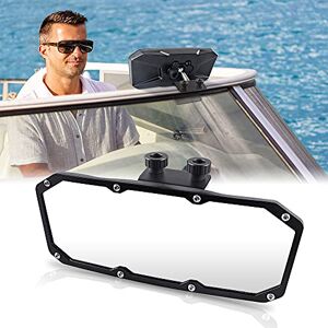 DXGTOZA Marine Rearview Mirrors, Universal Upgrade Wide-angle Convex Rear View Boat Mirror for Ski Boats Yacht Pontoon Boat Watercraft Surfing DXGTOZA Marine Rearview Mirrors, Universal Upgrade Wide-angle Convex Rear View Boat Mirror for Ski Boats Yacht Pontoon Boat Watercraft Surfing