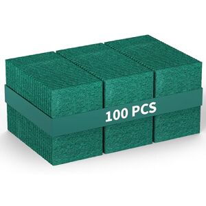 Bay State Importers 100 Pack- Heavy Duty Scour Pads Reusable Non Scratch 3 x 4 Inch Scrubber Pads for Household Kitchen Dishes Pots Pans and Metal Grills. These Scouring Pads are A Great Replacement for Steel Wool. Bay State Importers 100 Pack- Heavy Duty Scour Pads Reusable Non Scratch 3 x 4 Inch Scrubber Pads for Household Kitchen Dishes Pots Pans and Metal Grills. These Scouring Pads are A Great Replacement for Steel Wool.