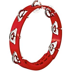 Meinl Percussion Headliner Tour Tambourine 1-Row Tambourine 8-inch Diameter ABS Plastic / Steel, Red / Silver (HTT8R) Meinl Percussion Headliner Tour Tambourine 1-Row Tambourine 8-inch Diameter ABS Plastic / Steel, Red / Silver (HTT8R)