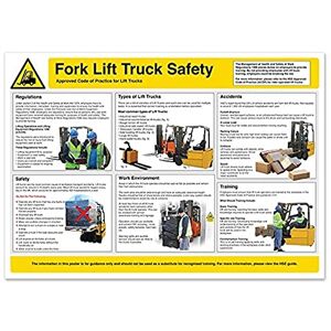 VSafety V Safety Forklift Truck Safety Guidance Poster A2 (594 x 420mm) VSafety V Safety Forklift Truck Safety Guidance Poster A2 (594 x 420mm)