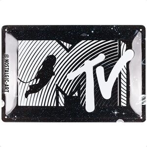Nostalgic-Art MTV Moonman Universe Logo Gift Idea for Music Fans Metal Vintage Design Nostalgic-Art MTV Moonman Universe Logo Gift Idea for Music Fans Metal Vintage Design