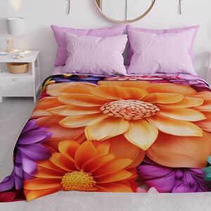 PETTI Artigiani Italiani Microfibre Sofa Cover 180 x 270 cm, Floral Pattern 05 12 Multipurpose for Sofas, Bedspreads and Table Covers Washable Protective Cover PETTI Artigiani Italiani Microfibre Sofa Cover 180 x 270 cm, Floral Pattern 05 12 Multipurpose for Sofas, Bedspreads and Table Covers Washable Protective Cover