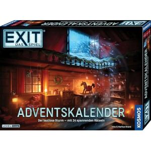 Kosmos 683009 EXIT The Game Advent Calendar, The Silent Storm with 24 Exciting Puzzles from 10 Years, Escape Room Game Before Christmas, for Children, Teenagers and Adults Kosmos 683009 EXIT The Game Advent Calendar, The Silent Storm with 24 Exciting Puzzles from 10 Years, Escape Room Game Before Christmas, for Children, Teenagers and Adults