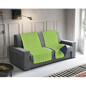 MB HOME ITALY Italian Bed Linen Pack Nr. 2 Elegant Quilted Seat Covers, Apple Green/Dark Blue, 60 x 190 cm MB HOME ITALY Italian Bed Linen Pack Nr. 2 Elegant Quilted Seat Covers, Apple Green/Dark Blue, 60 x 190 cm