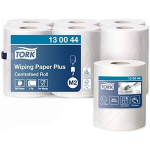Tork 130044 wiping paper Premium / Long lasting paper roll compatible with M2 centrefeed system / 1 x 6 rolls (6 x 125m) Tork 130044 wiping paper Premium / Long lasting paper roll compatible with M2 centrefeed system / 1 x 6 rolls (6 x 125m)